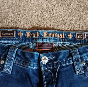 Rock Revival Blue Jeans